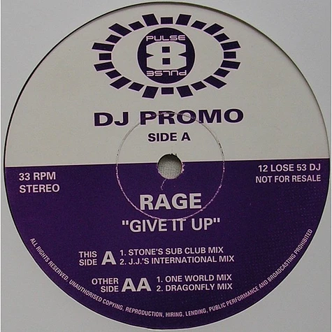 Rage - Give It Up