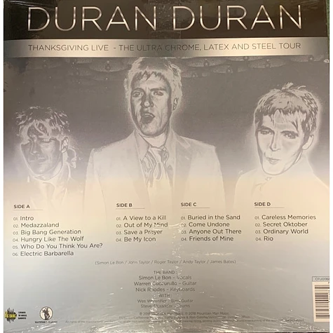 Duran Duran - Thanksgiving Live - The Ultra Chrome, Latex And Steel Tour