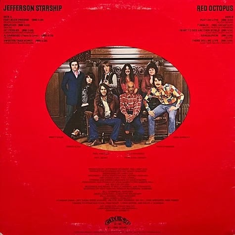 Jefferson Starship - Red Octopus