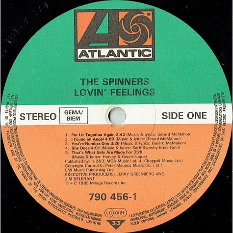 Spinners - Lovin' Feelings