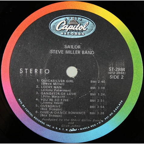 Steve Miller Band - Sailor