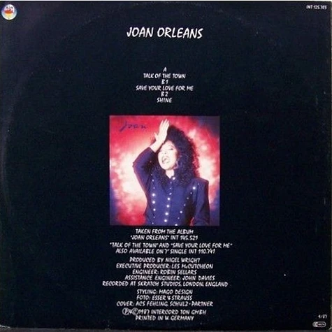 Joan Orleans - Talk Of The Town