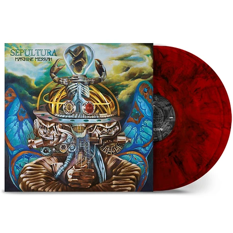 Sepultura - Machine Messiah Ruby Red Marbled Vinyl Edition