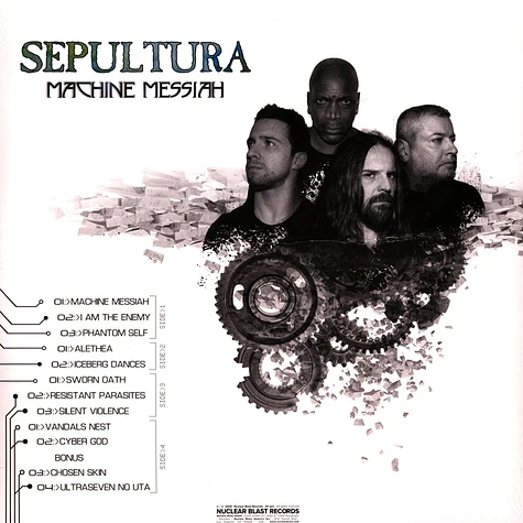 Sepultura - Machine Messiah Ruby Red Marbled Vinyl Edition