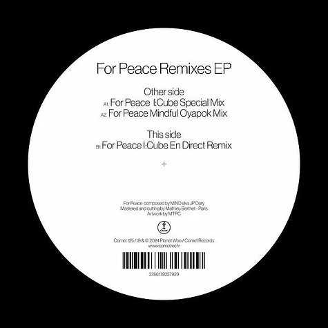 Mind - For Peace Remixes