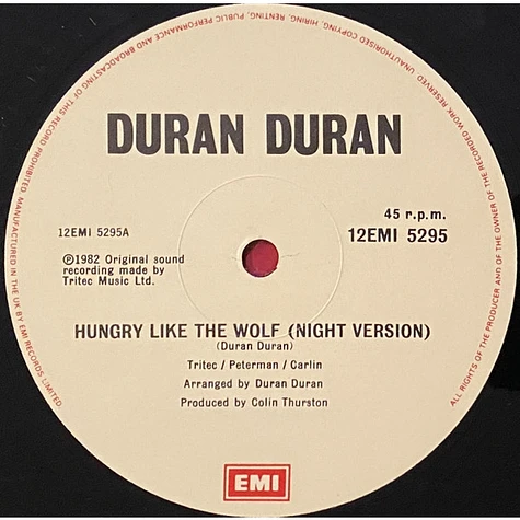 Duran Duran - Hungry Like The Wolf (Night Version)