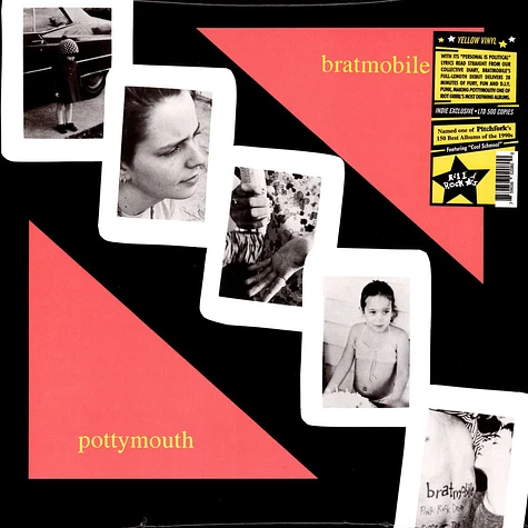 Bratmobile - Pottymouth Indie Exclusive Lemon Yellow Vinyl Edition