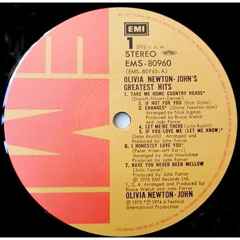 Olivia Newton-John - Olivia Newton-John's Greatest Hits