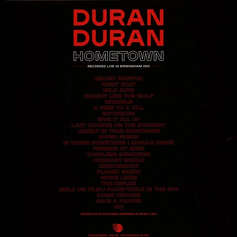 Duran Duran - Hometown