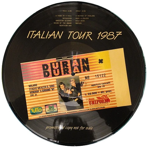 Duran Duran - Live: Italian Tour 1987