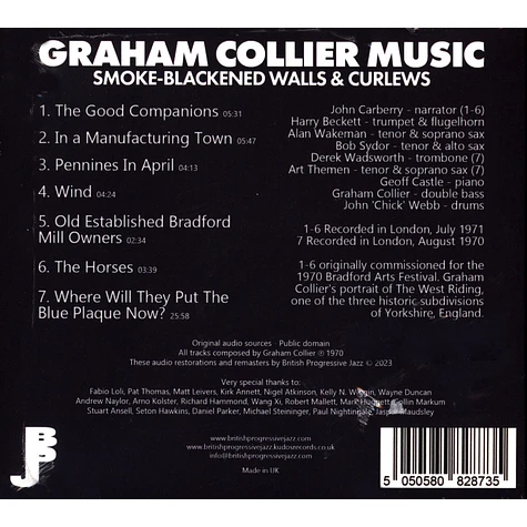 Graham Collier Music - Smoke-Blackened Walls & Curlews