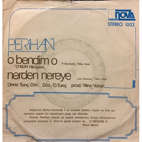 Perihan - O Bendim O / Nerden Nereye