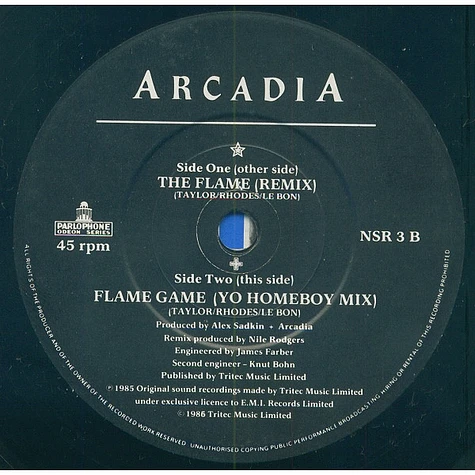 Arcadia - The Flame (Remix)