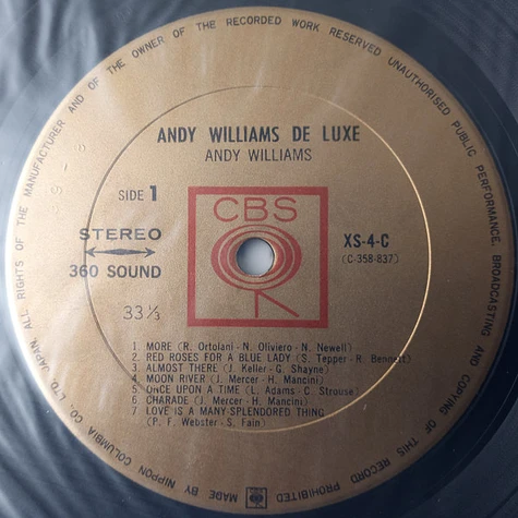 Andy Williams - De Luxe