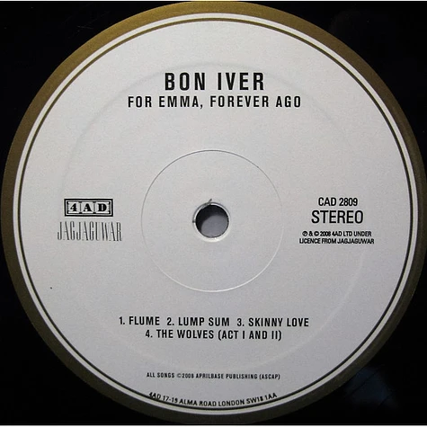 Bon Iver - For Emma, Forever Ago