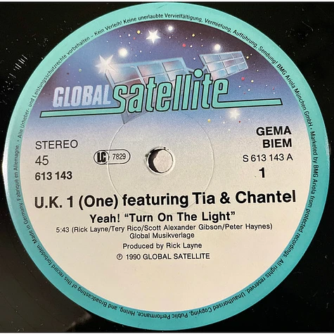 UK One Featuring Tia & Chantel - Yeah! Turn On The Light