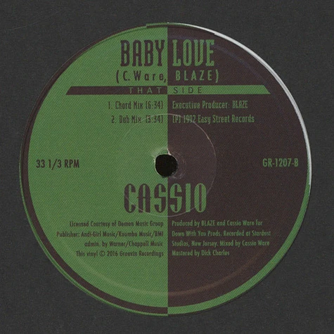 Cassio Ware - Baby Love