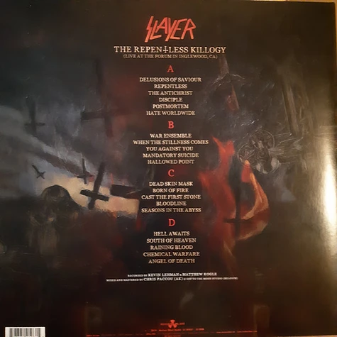 Slayer - The Repentless Killogy (Live At The Forum In Inglewood, CA)