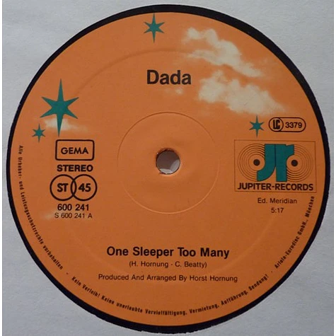 Dada - One Sleeper Too Many