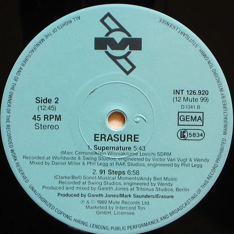 Erasure - You Surround Me