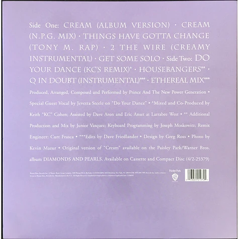 Prince & The New Power Generation - Cream