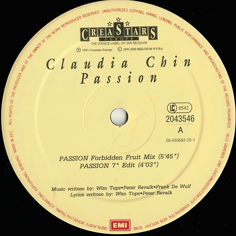 Claudia Chin - Passion