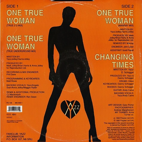 Yazz - One True Woman