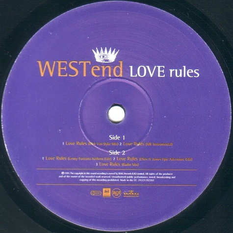 West End - Love Rules