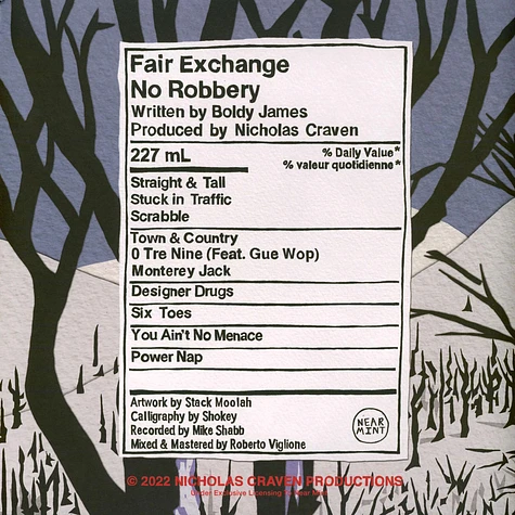 Boldy James - Fair Exchange No Robbery Splatter Vinyl Edition