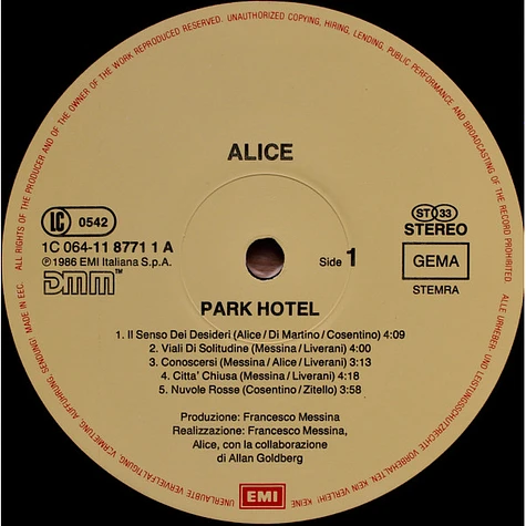 Alice - Park Hotel