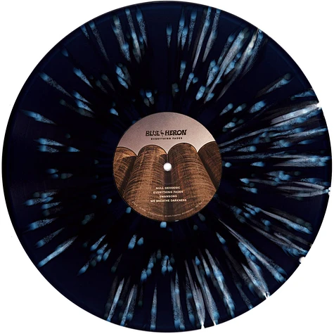 Blue Heron - Everything Fades Deep Blue With Splatter Vinyl Edition