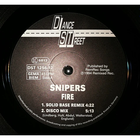 Snipers - Fire