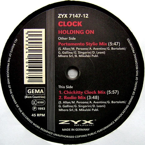 Clock - Holding On