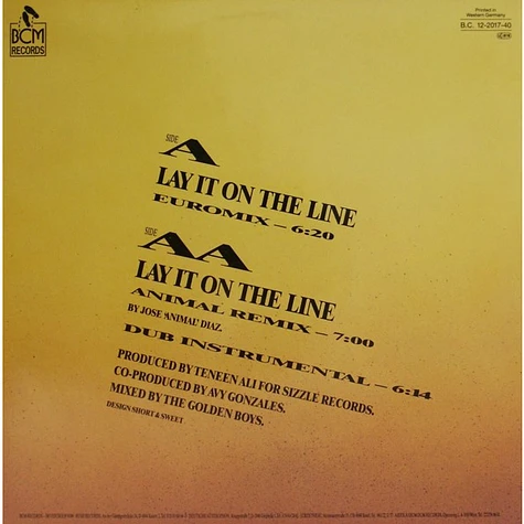 Elaine Charles - Lay It On The Line