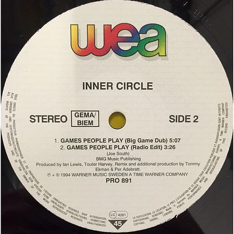 Inner Circle - Games People Play