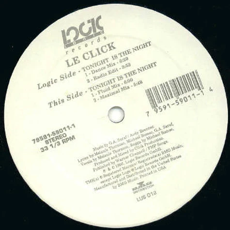 Le Click - Tonight Is The Night