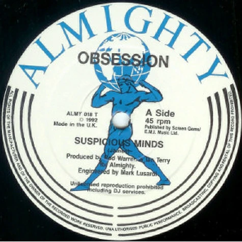 Obsession - Suspicious Minds