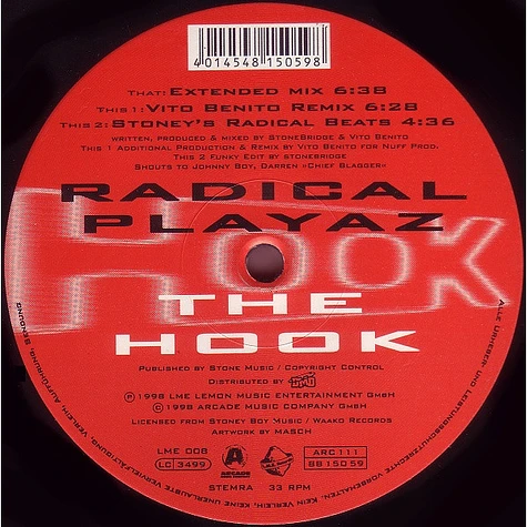 Radical Playaz - The Hook