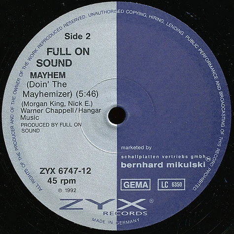 Full On Sound - Mayhem