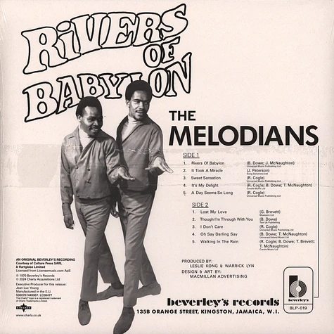 Melodians - Rivers Of Babylon