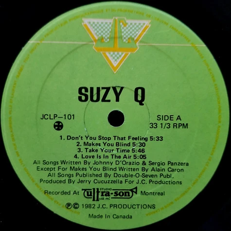 Suzy Q - Don't You Stop That Feeling