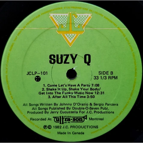 Suzy Q - Don't You Stop That Feeling