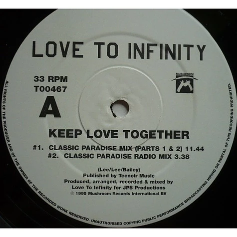 Love To Infinity - Keep Love Together