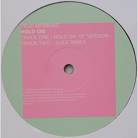 Yojo Working - Hold On