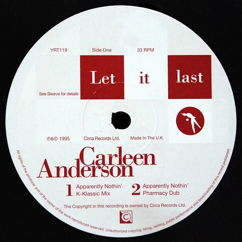 Carleen Anderson - Let It Last