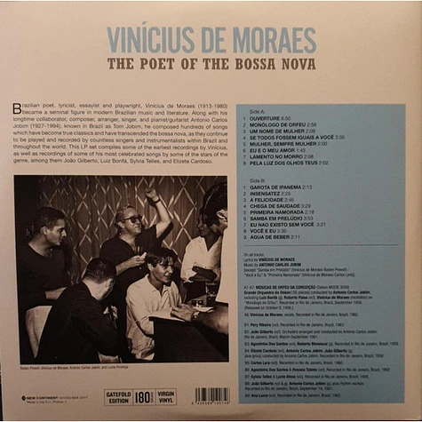 Vinicius De Moraes - The Poet Of The Bossa Nova