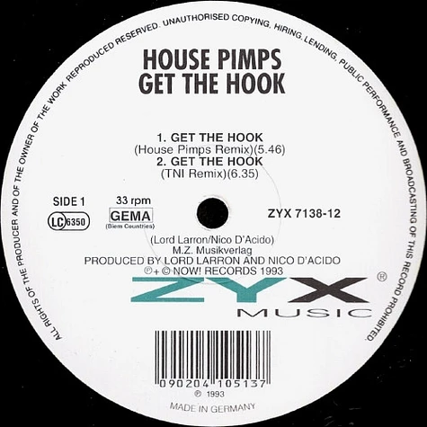 House Pimps - Get The Hook