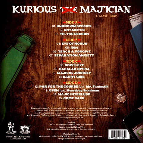 Kurious - Majician HHV Exclusive Hardwood Vinyl Edition