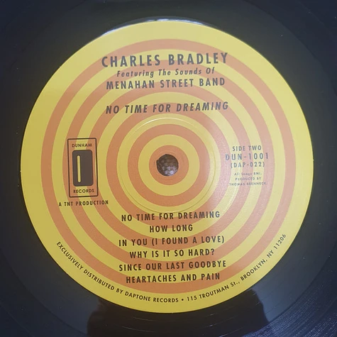 Charles Bradley Featuring The Sounds Of Menahan Street Band - No Time For Dreaming