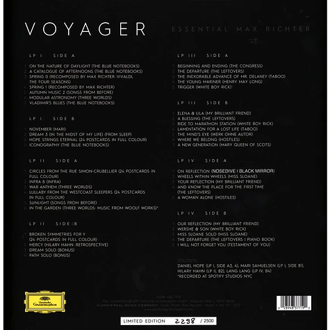 Max Richter - Voyager: Essential Max Richter